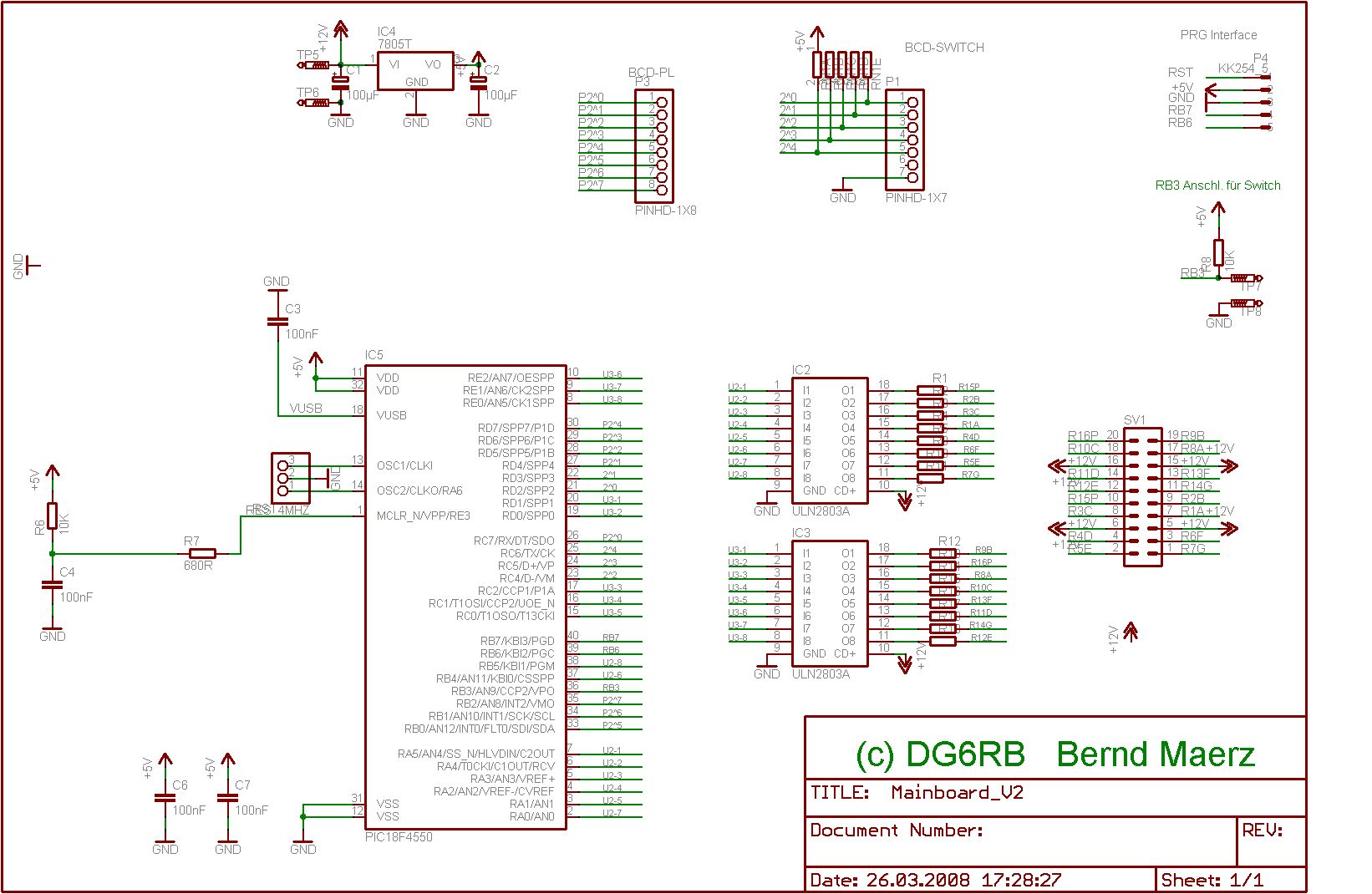 Schematic Mainboard